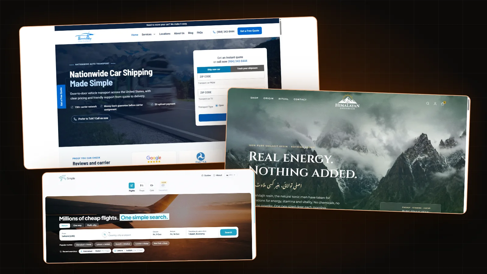 Web Design & CRO work by MADLADS